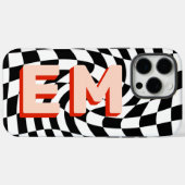 Coques Case-Mate iPhone Chariot esthétique Monogramme tendance (Verso (horizontal))