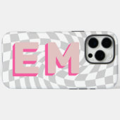 Coques Case-Mate iPhone Chariot esthétique Monogramme tendance (Verso (horizontal))