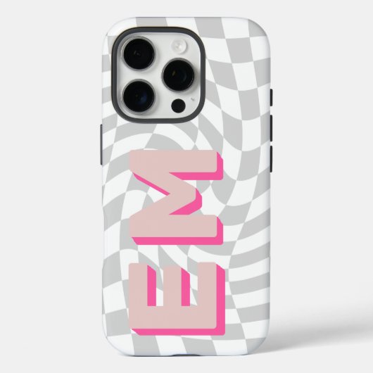 Coques Case-Mate iPhone Chariot esthétique Monogramme tendance (Verso)