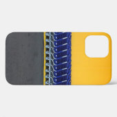 Coques Case-Mate iPhone Chariots d'épicerie bleu arrangés (Verso (horizontal))