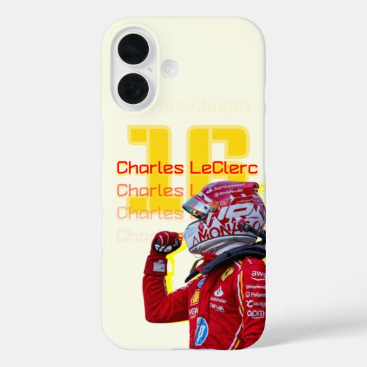 Coques Case-Mate iPhone Charles LeClerc coques iphone (Verso)