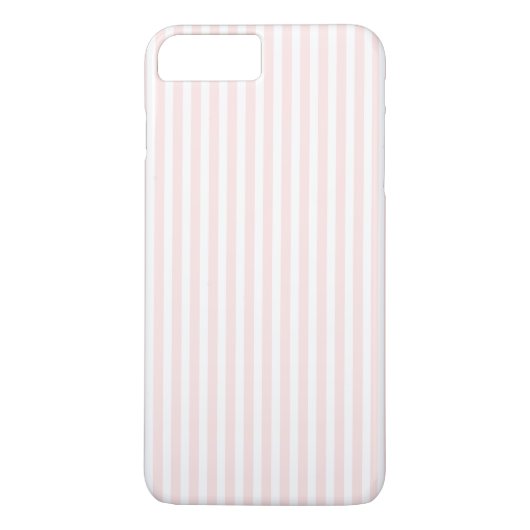 Coques Case-Mate iPhone Charlotte rose et blanc barre des roses pâles (Dos)