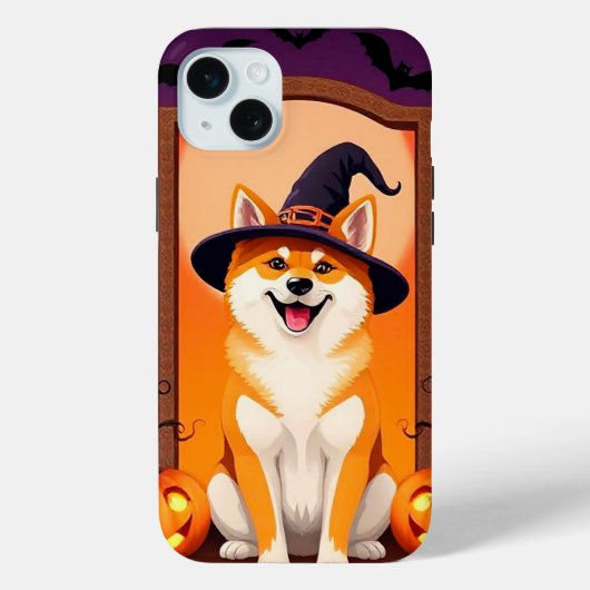 Coques Case-Mate iPhone Charmant chiot citrouille ambiance 🎃🐾 Halloween (Verso)