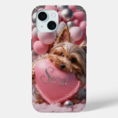 Coques Case-Mate iPhone Charmant Golden Yorkshire Terrier (Verso)