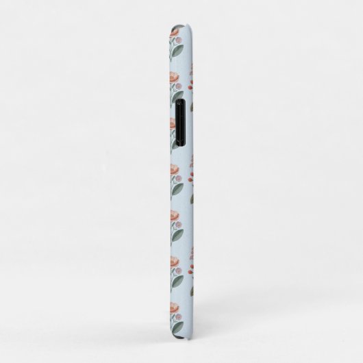 Coques Case-Mate iPhone Charme à fleurs avec ailes de papillon (Dos/Droite)