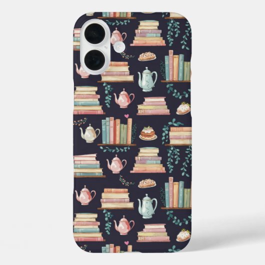 Coques Case-Mate iPhone Charme de bibliothèque cosy (Verso)