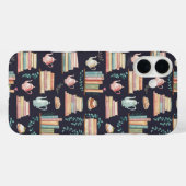 Coques Case-Mate iPhone Charme de bibliothèque cosy (Verso (horizontal))