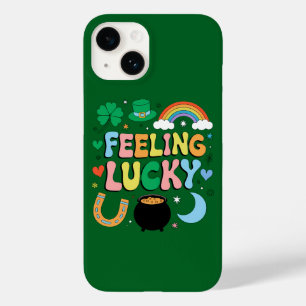 Coque Pour iPhone 14 Charme de la Saint-Patrick Chanceux Trèfle Irlanda