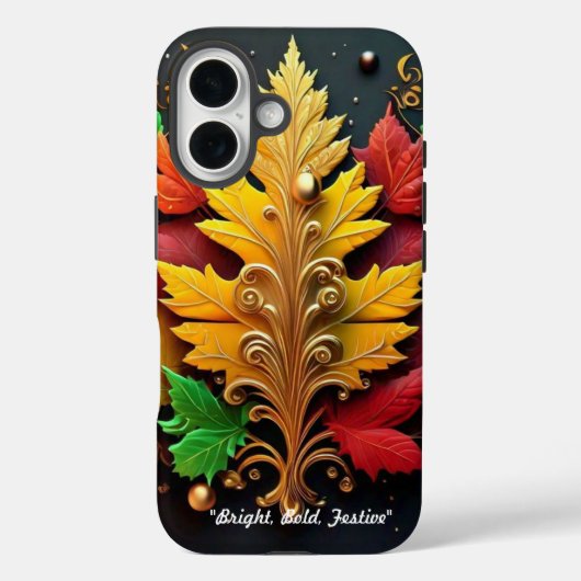 Coques Case-Mate iPhone "Charme d'hiver coloré" (Verso)