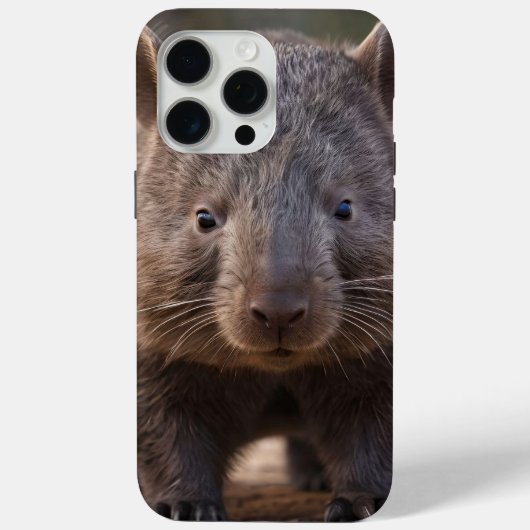 Coques Case-Mate iPhone "Charme dodu : le wombat australien adorable" (Verso)