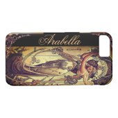 Coques Case-Mate iPhone Charnière élégante femme Art nouveau (Dos (Horizontal))