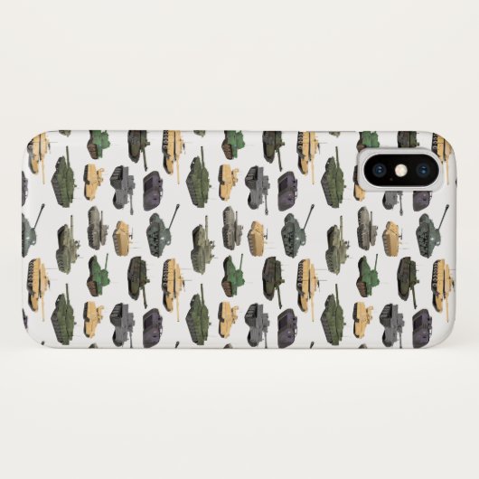 Coques Case-Mate iPhone Chars de combat multiples (Dos (Horizontal))