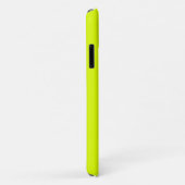Coques Case-Mate iPhone Chartreuse jaune-uni (Dos/Droite)