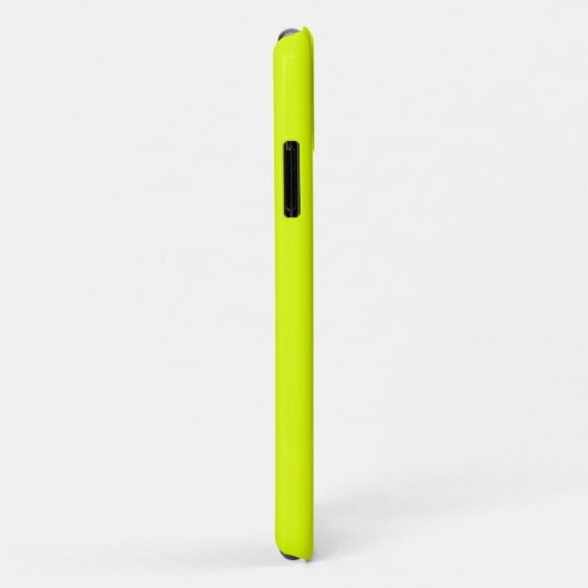 Coques Case-Mate iPhone Chartreuse jaune-uni (Dos/Droite)