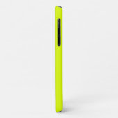 Coques Case-Mate iPhone Chartreuse jaune-uni (Dos/Gauche)