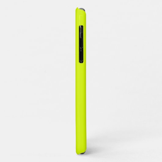 Coques Case-Mate iPhone Chartreuse jaune-uni (Dos/Gauche)