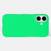 Coques Case-Mate iPhone Chartreuse Téléphone vert (Verso (horizontal))