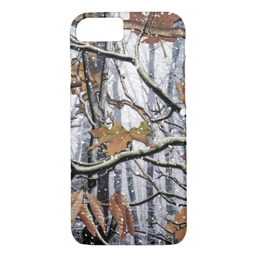 Coques Case-Mate iPhone Chasse au Camouflage Motif de neige 3 (Dos)