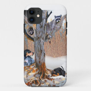 Coque iPhone 11 Chasse au coon