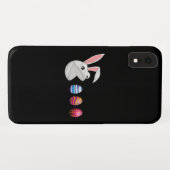 Coques Case-Mate iPhone Chasse aux oeufs Lapin de Pâques (Dos (Horizontal))