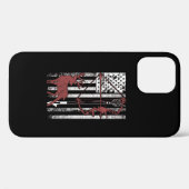 Coques Case-Mate iPhone Chasse avec Drapeau Américain Chasse à la Bow (Verso (horizontal))