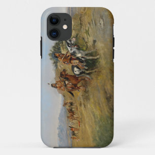 Coque iPhone 11 Chasse de Buffalo, 1891 (huile sur la toile)
