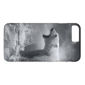 Coques Case-Mate iPhone Chasseur blanc d'ours blanc sur la glace dans (Dos (Horizontal))