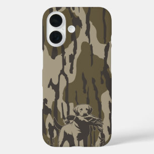Coques iPhone 16 Chasseur de canard Forêt de chien sauvagine Bottom