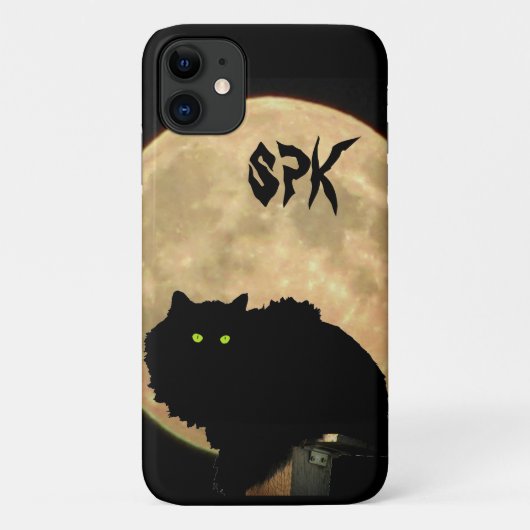 Coques Case-Mate iPhone Chasseur de lune Crouching Tomcat et Lune (Dos)