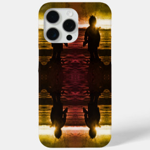 Coque iPhone 15 Pro Max Chasseur esquimau vintage USA Alaska coucher de so