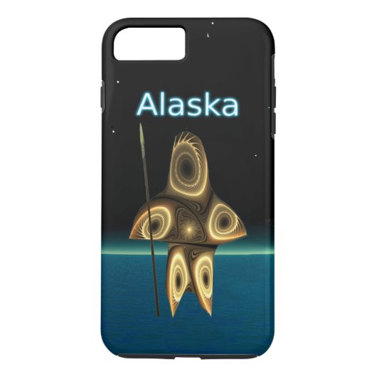 Coques Case-Mate iPhone Chasseur inuit fractal - Alaska (Dos)