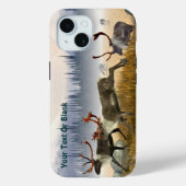 Coques Case-Mate iPhone Chasseurs Dans La Poisson (Caribou) (Verso)
