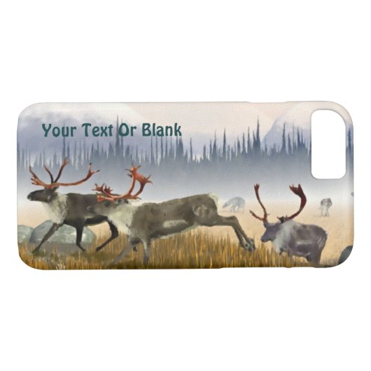 Coques Case-Mate iPhone Chasseurs Dans La Poisson (Caribou) (Dos (Horizontal))