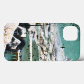 Coques Case-Mate iPhone Chasseurs dans le paysage de neige Pieter Bruegel (Verso (horizontal))