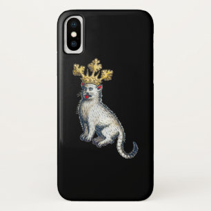 Case-Mate iPhone Case Chat à couronne médiévale