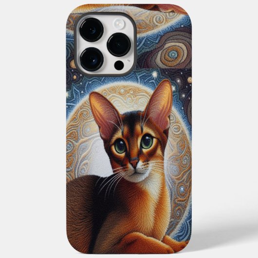 Coques Case-Mate iPhone Chat Abyssinien Artistique, Kitten Abyssinien Mode (Verso)