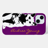Coques Case-Mate iPhone chat ajouter votre nom (Verso (horizontal))