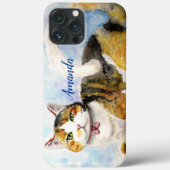 Coques Case-Mate iPhone Chat aquarelle (Verso)