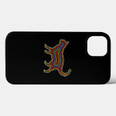 Coques Case-Mate iPhone Chat arc-en-ciel (Verso (horizontal))