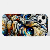 Coques Case-Mate iPhone Chat Art Déco Imaginaire (Verso (horizontal))