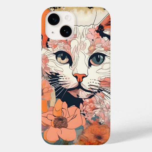 Coques Case-Mate iPhone Chat Artistique (Verso)