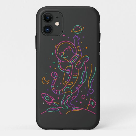 Coques Case-Mate iPhone Chat Astro vibrant (Dos)