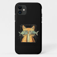 Chat aux yeux de poisson Chaton Parodie de chat dr