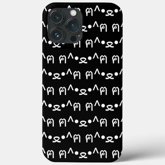 Coques Case-Mate iPhone Chat avec Paws Emoticon ฅ^ ・ ・^ฅ Japonais Kaomoji  (Verso)
