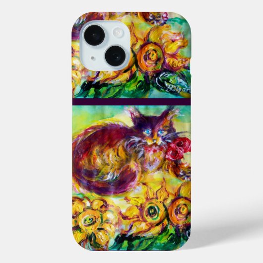COQUES Case-Mate iPhone CHAT AVEC RIBBON ROUGE ET SOUFFRES (Verso)