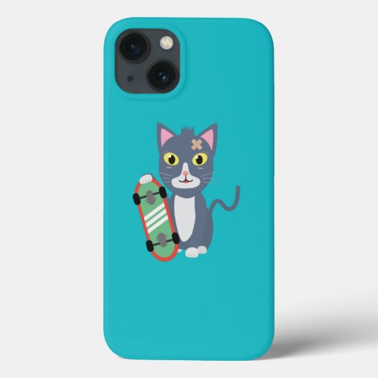 Coques Case-Mate iPhone Chat avec skate (Verso)