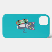 Coques Case-Mate iPhone Chat avec skate (Verso (horizontal))