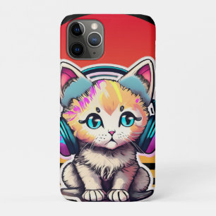 Case-Mate iPhone Case Chat bébé mignon avec casque
