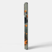 Coques Case-Mate iPhone Chat blanc d'Halloween (Verso / Gauche)