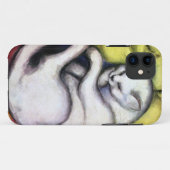 Coques Case-Mate iPhone Chat blanc, Franz Marc (Dos (Horizontal))